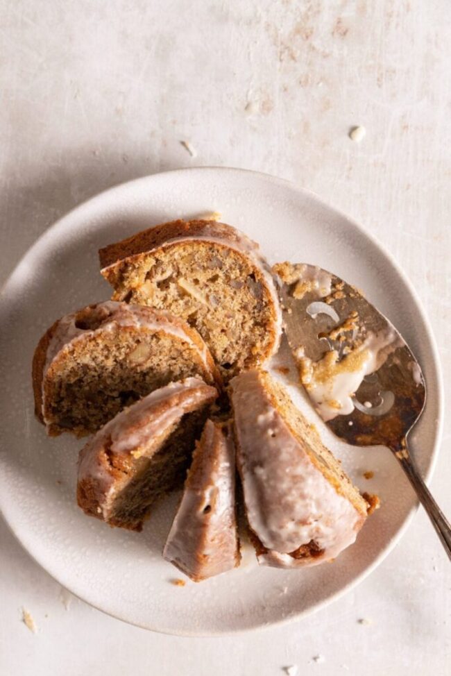Honey Walnut Apple Cake