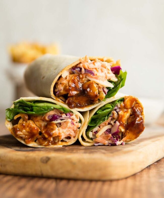 BBQ Chicken Wraps