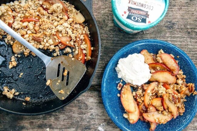 Campfire Apple Crisp