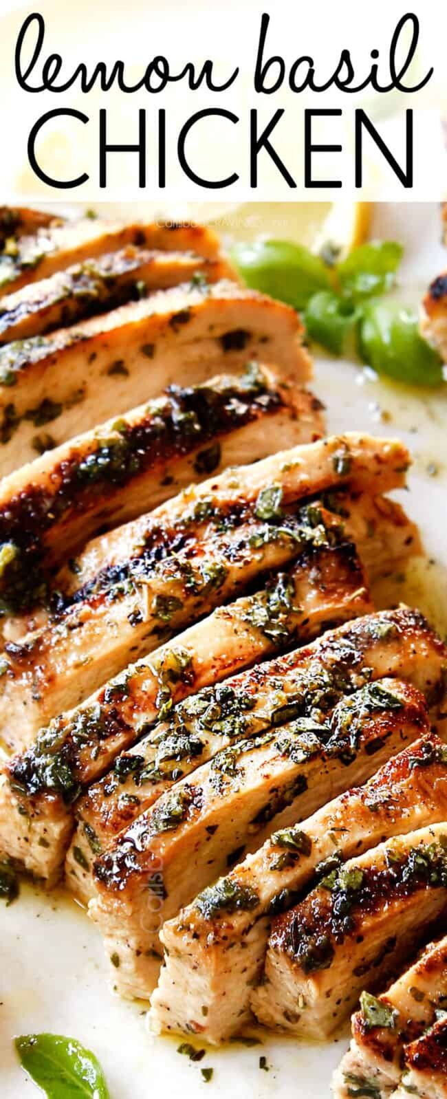 Lemon Basil Chicken Tenderloins