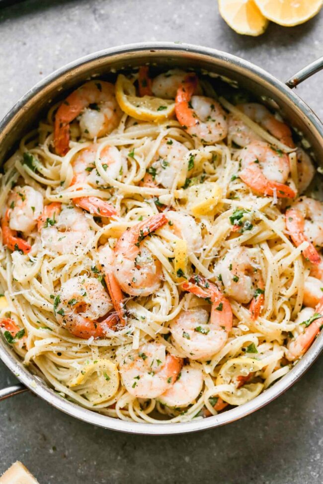 Shrimp Scampi Linguine