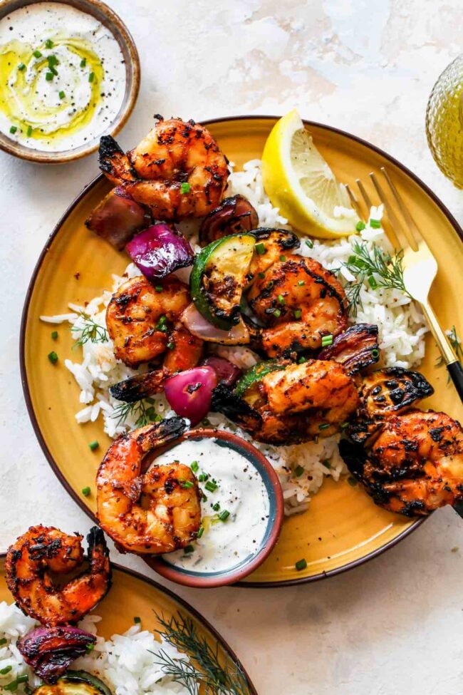 Mediterranean Grilled Shrimp