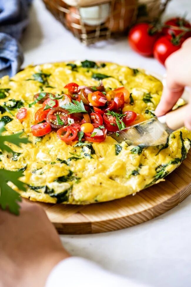 Spinach and Feta Frittata