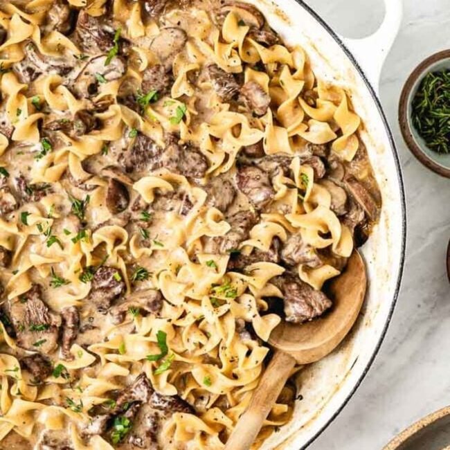 Beef Stroganoff