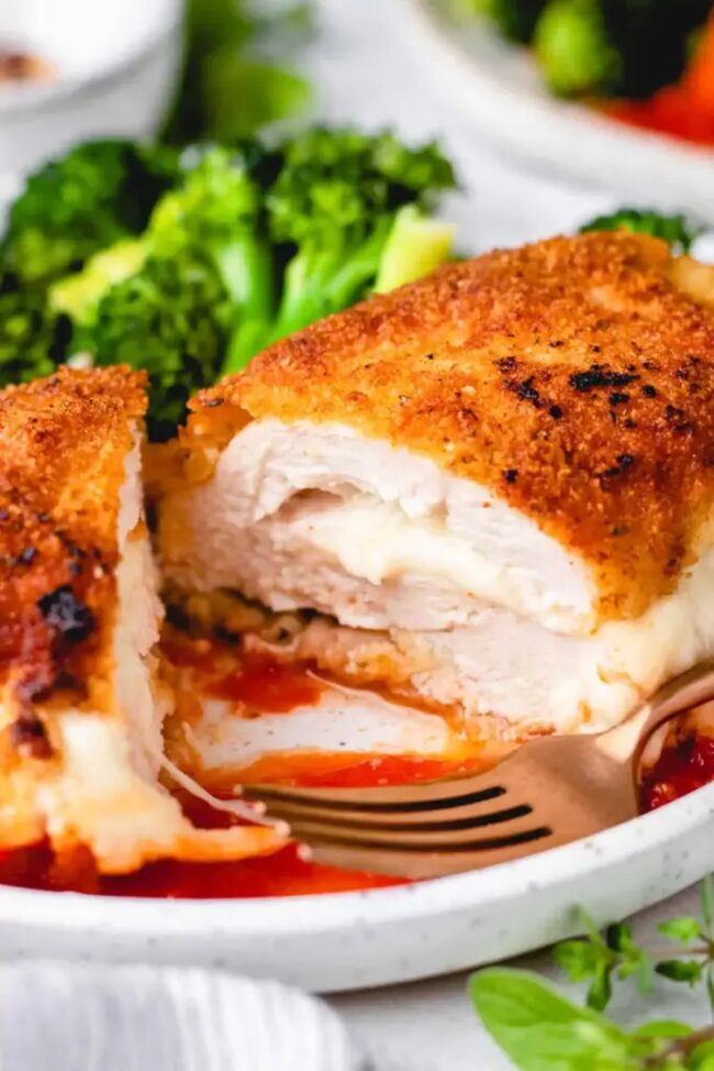 Mozzarella Stuffed Chicken Breast