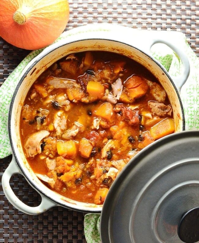 Butternut Squash Chicken Stew
