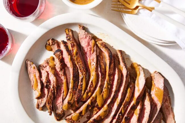 Balsamic Glazed Flank Steak