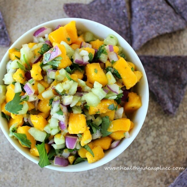Cucumber Mango Salsa