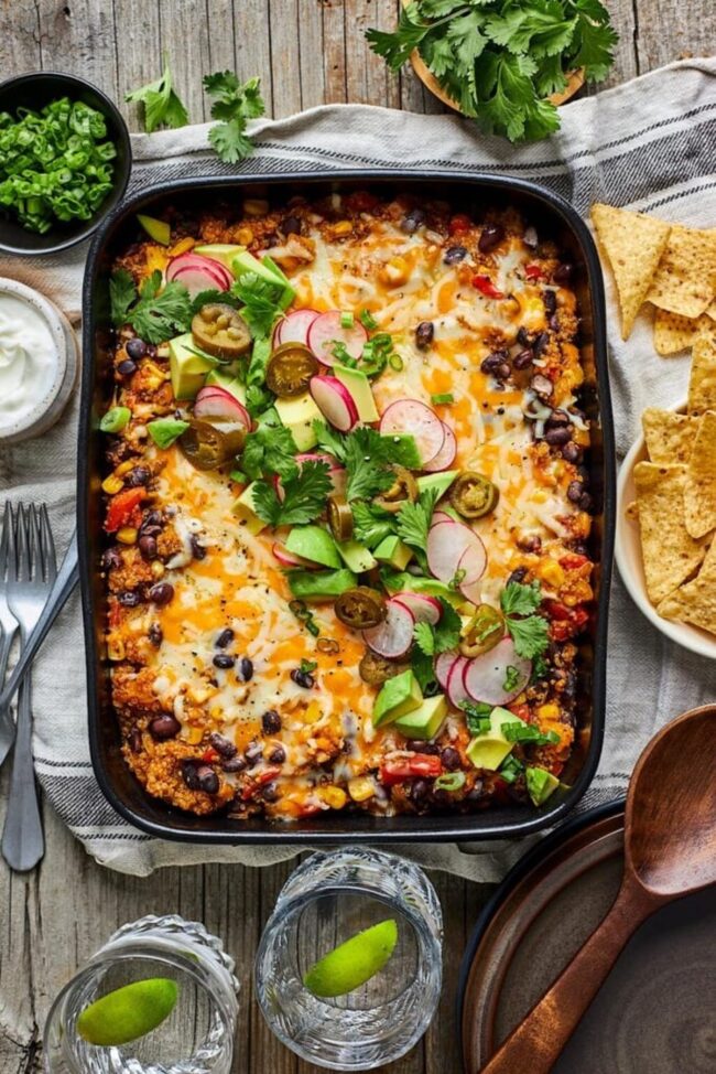 Black Bean Enchilada Bake