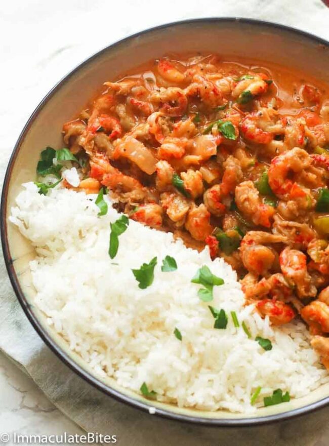 Creole Crawfish Etouffee