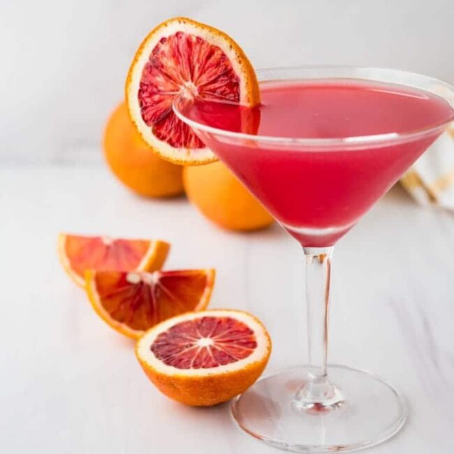 Blood Orange Martini