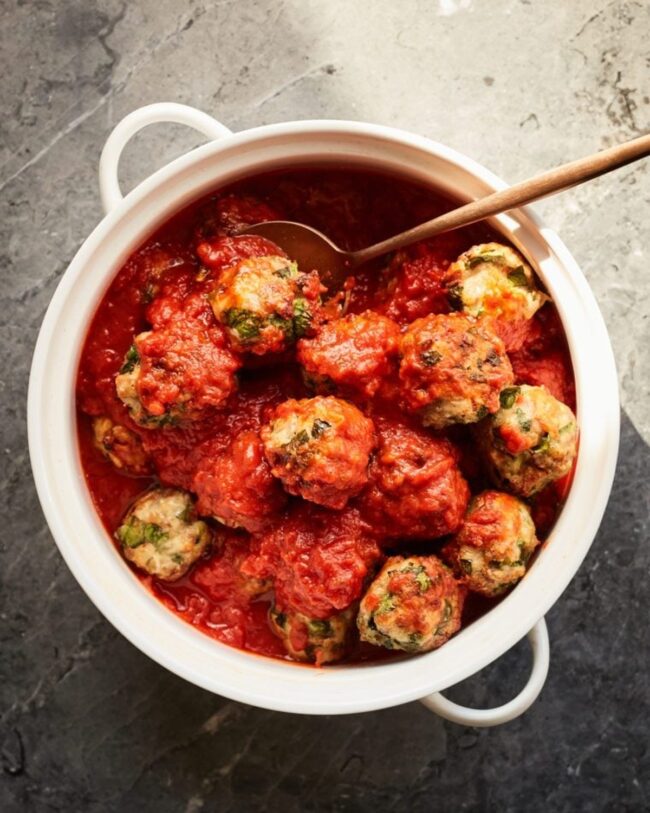 Turkey and Spinach Meatballs