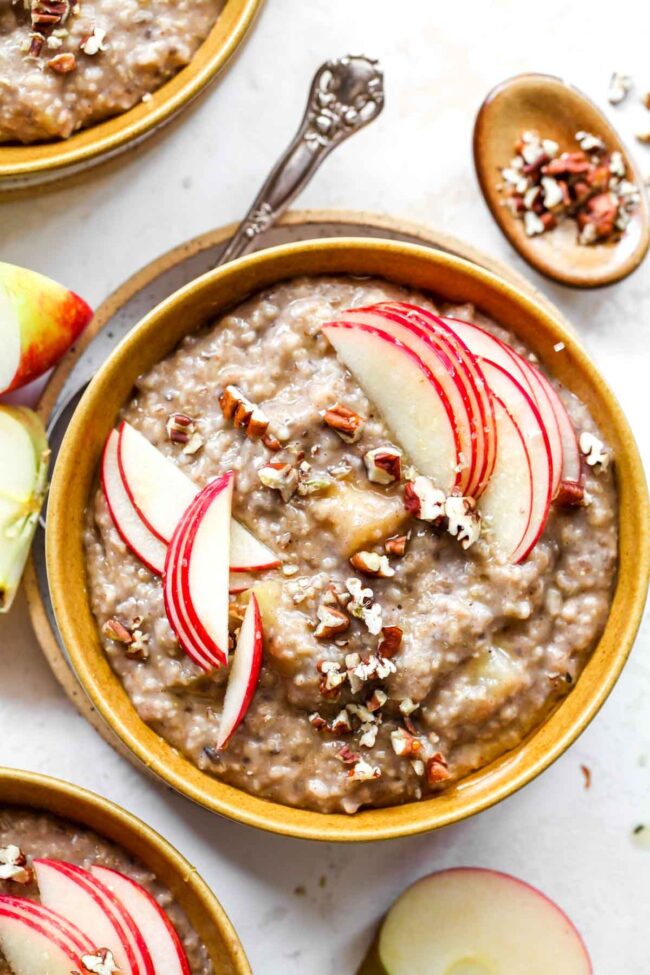 Apple Cinnamon Steel Cut Oats