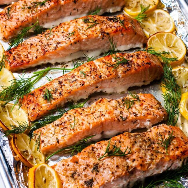 Salmon with Lemon Dill