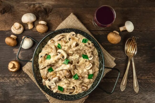 Bison Stroganoff