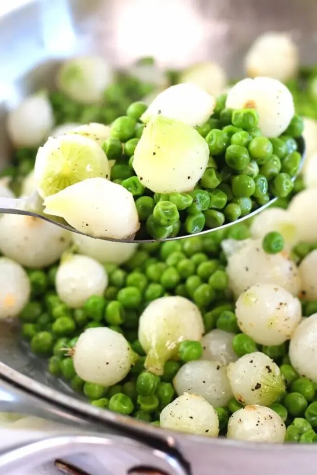 Peas and Pearl Onions