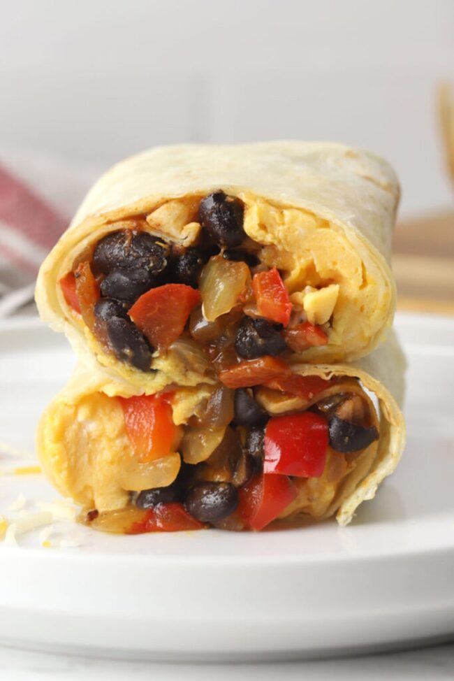 Black Bean Breakfast Burrito