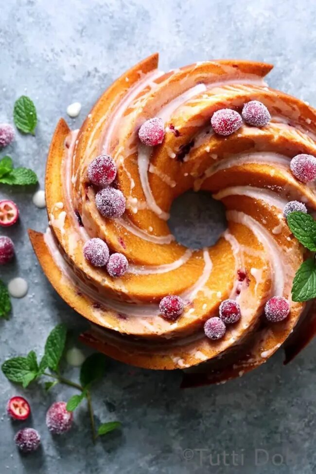 Cranberry Orange Bundt Cake