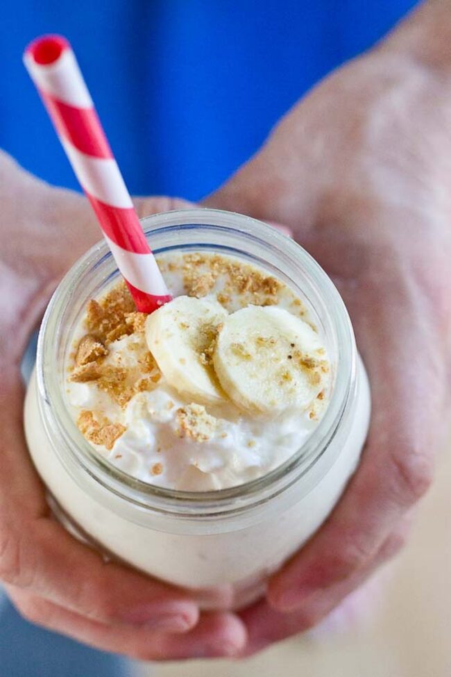 Cottage Cheese and Banana Smoothie
