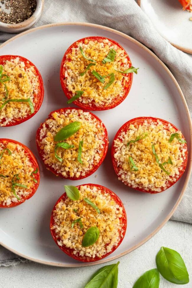 Baked Parmesan Tomatoes