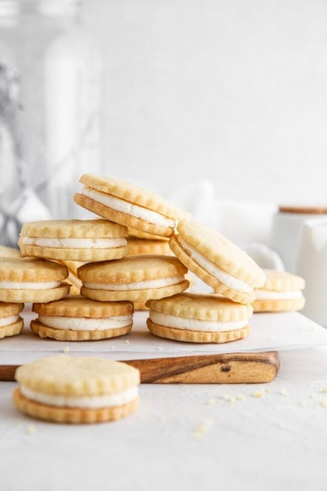 Bourbon Maple Cream Cookies