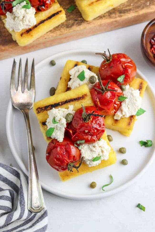 Grilled Polenta Squares