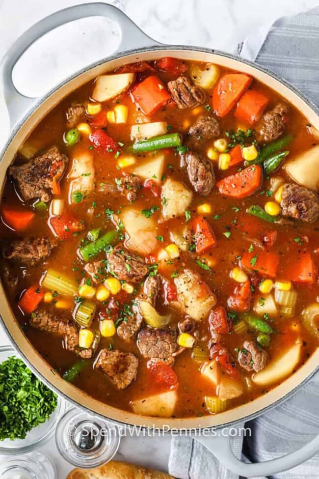 Hearty Beef and Vegetable Soup