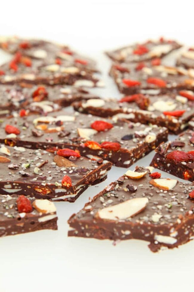 Chia Seed Chocolate Bark
