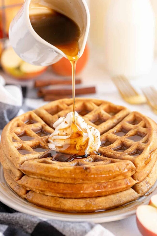Apple Cinnamon Waffles