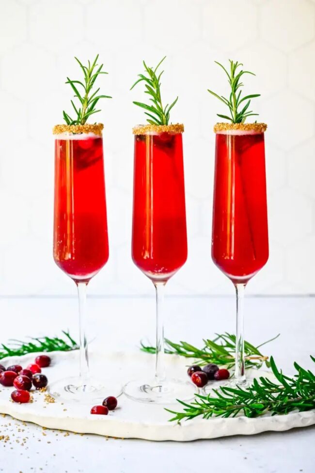 Cranberry Mimosa
