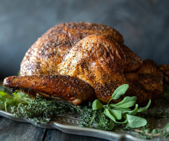 Whiskey Barrel Smoked Turkey