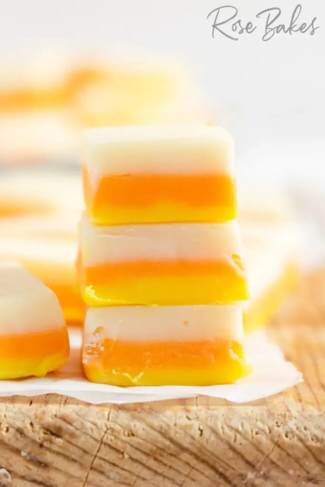 Candy Corn Fudge