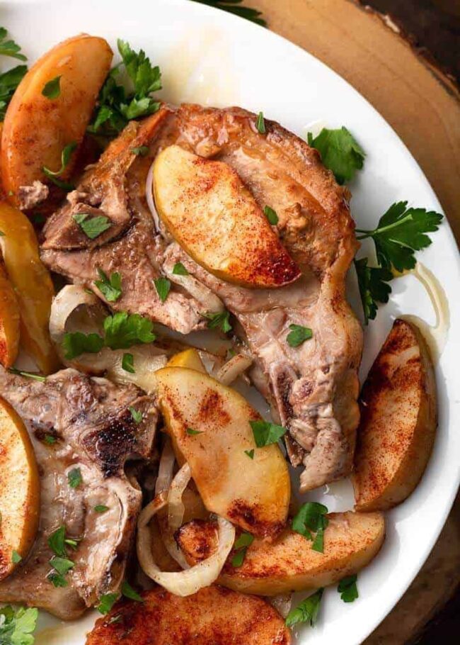 Apple Butter Pork Chops