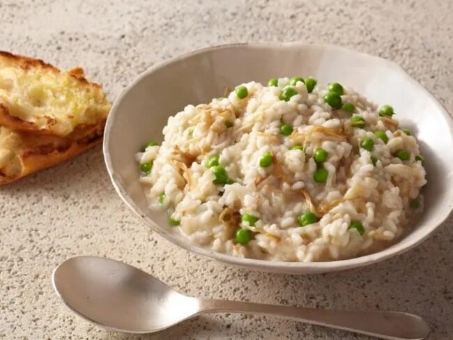 Enoki Mushroom Risotto