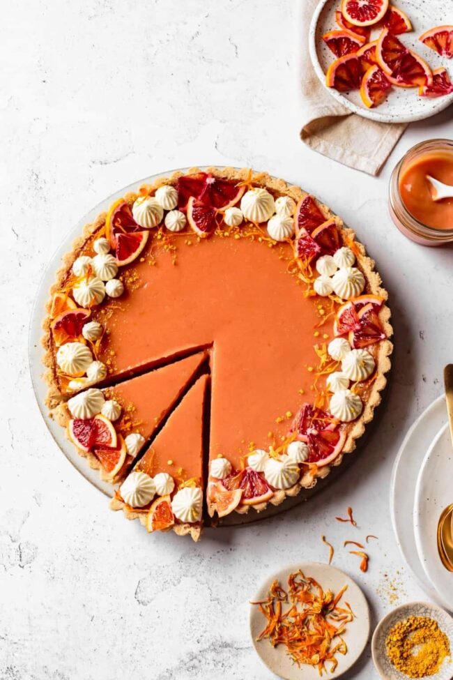 Blood Orange Tart