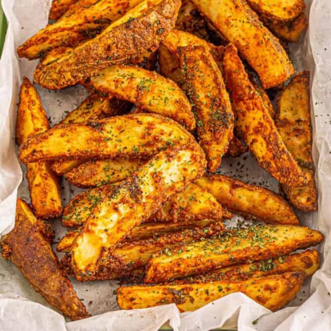 Taco Spiced Potato Wedges