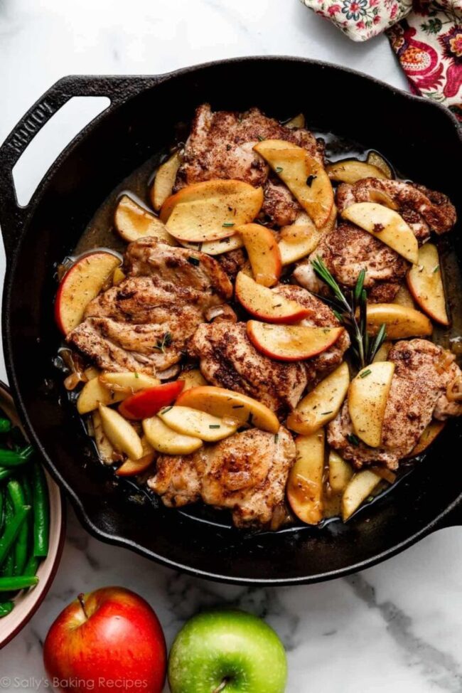 Apple Cider Chicken Skillet