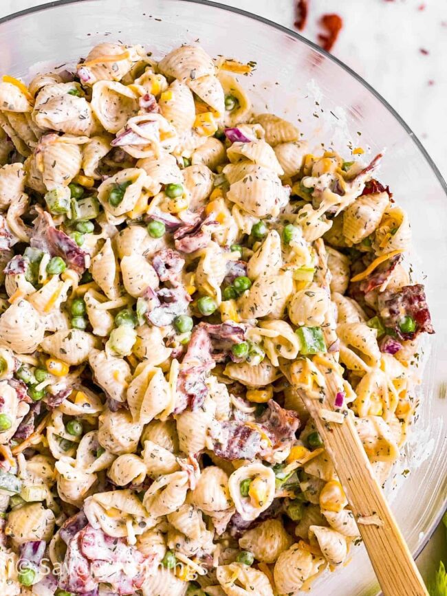 Bacon Ranch Pasta Salad