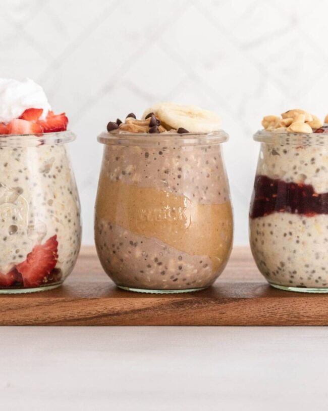Overnight Oats with Protein Powder