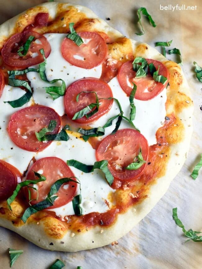 Homemade Margherita Pizza