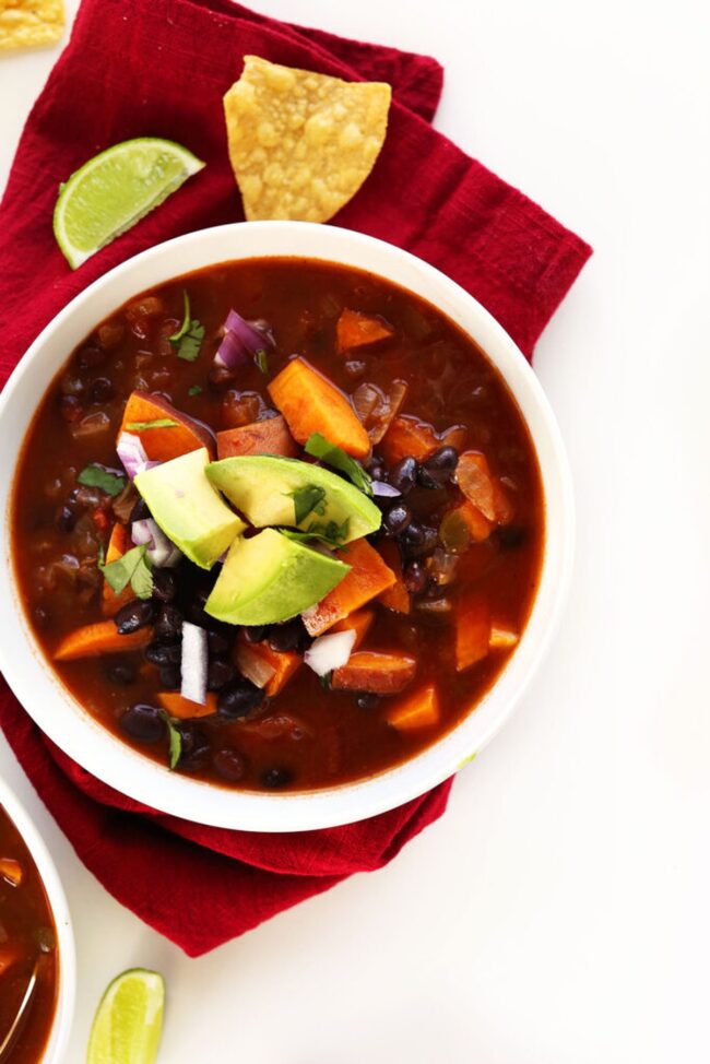 Sweet Potato and Black Bean Chili