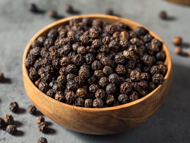 Black or White Pepper