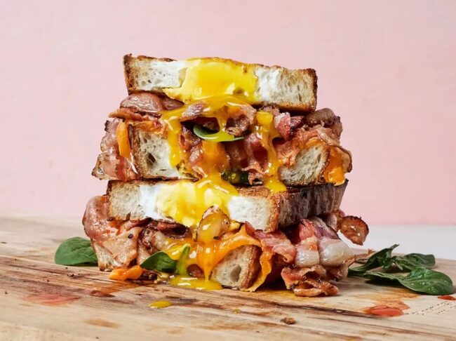 Pancetta and Egg Breakfast Sandwich