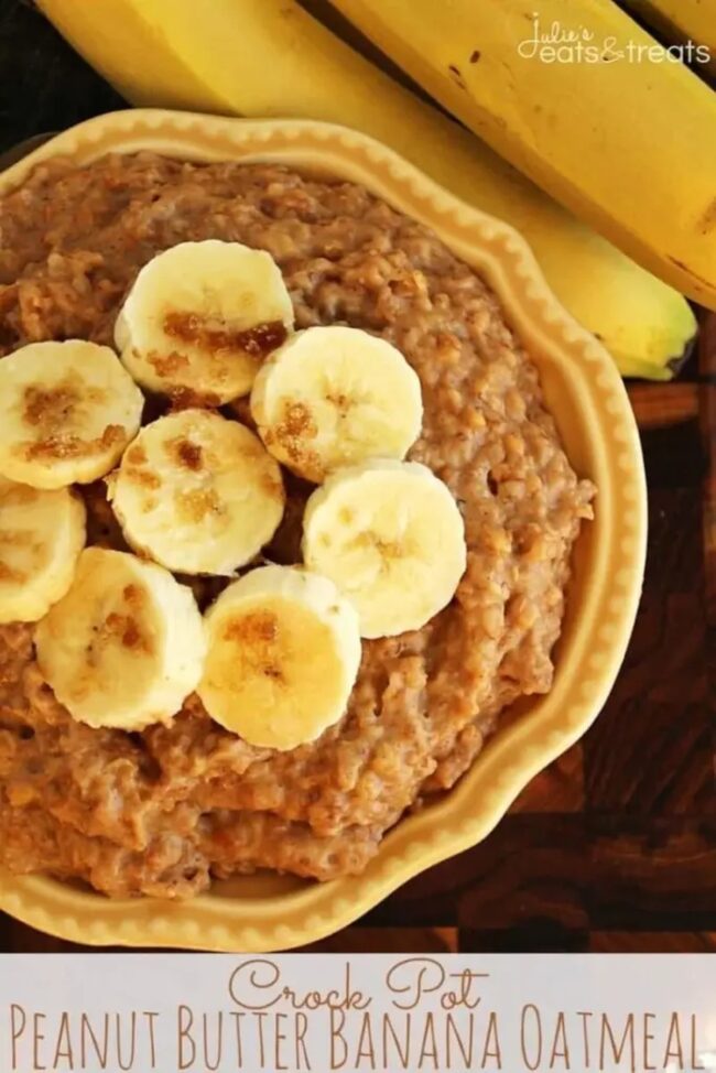 Peanut Butter Banana Oatmeal