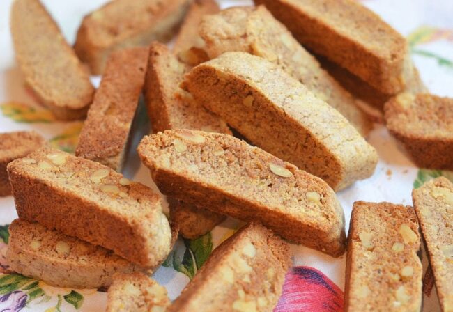 Honey Walnut Biscotti