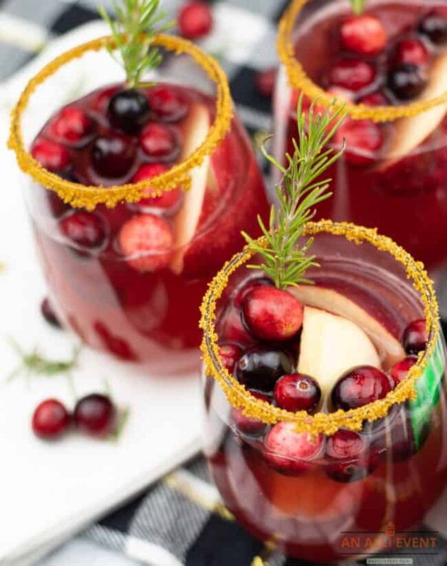 Cranberry Apple Spritzer