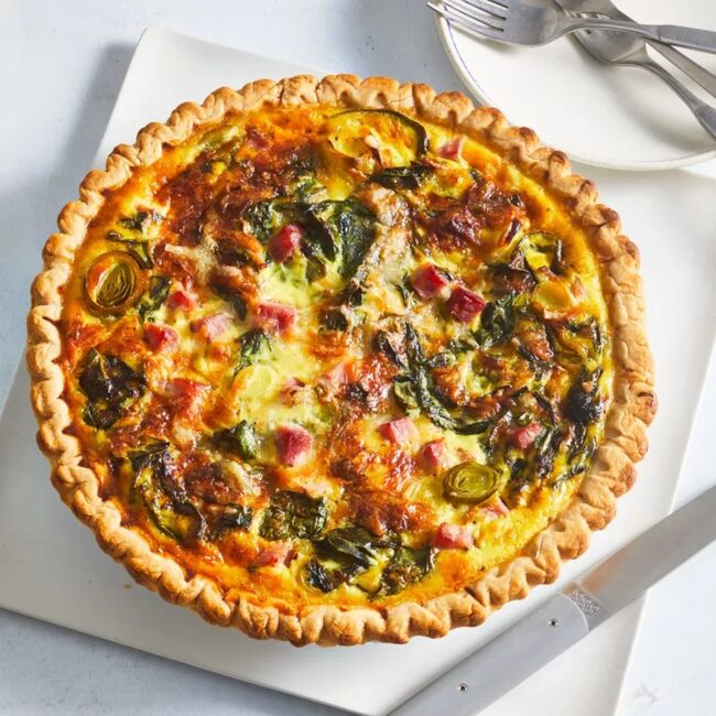 Ham and Leek Quiche