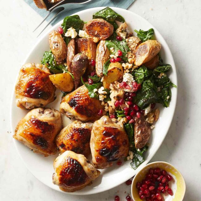 Spiced Pomegranate Chicken