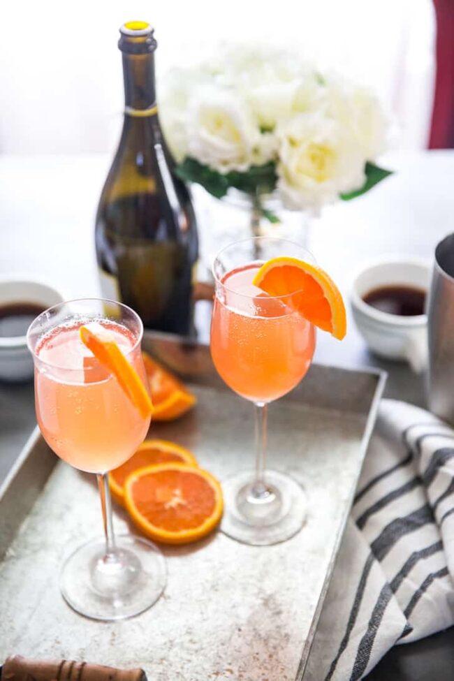 Fuzzy Navel Cocktail