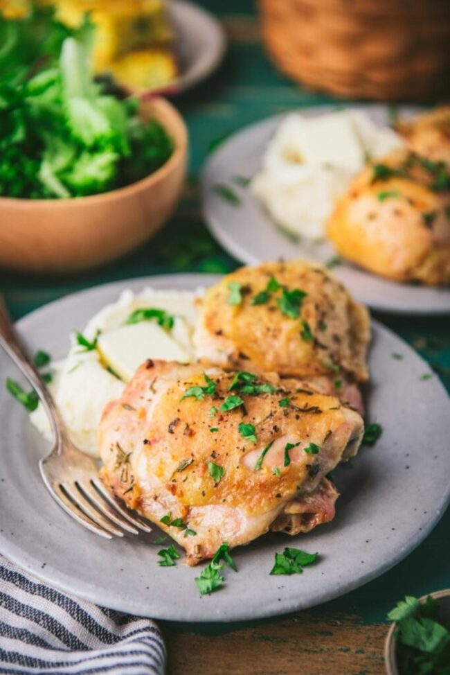 Herb-Roasted Chicken Thighs